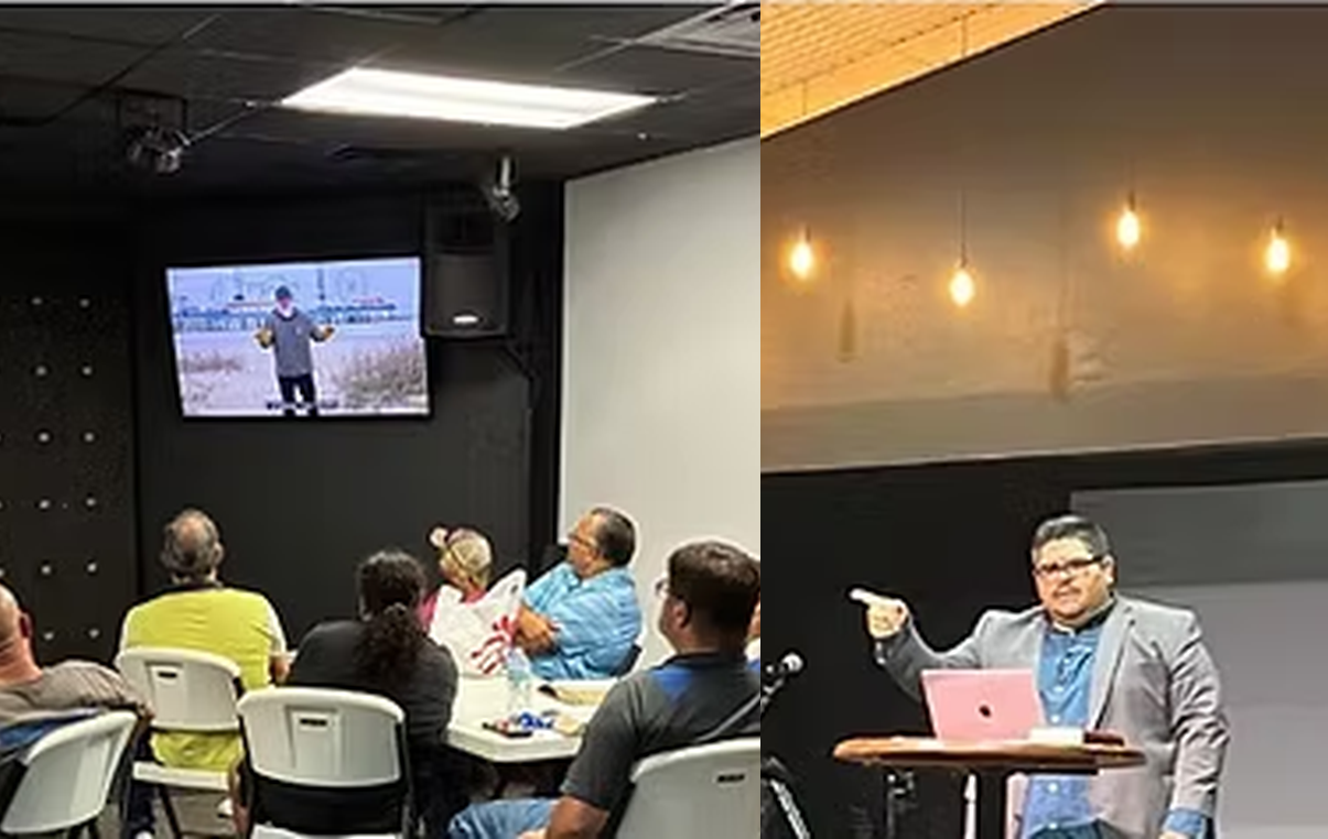 Free Church gathering and preaching